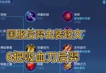 极速后羿出装铭文攻略（快速提升后羿输出！极速后羿出装铭文攻略大揭秘！）